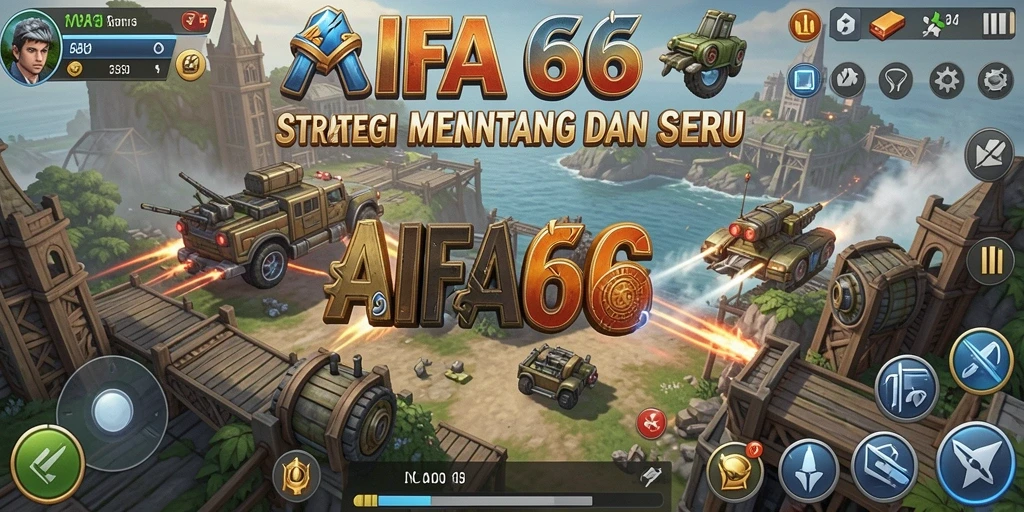 Tampilan gameplay AIFA66 yang menegangkan dan penuh strategi.