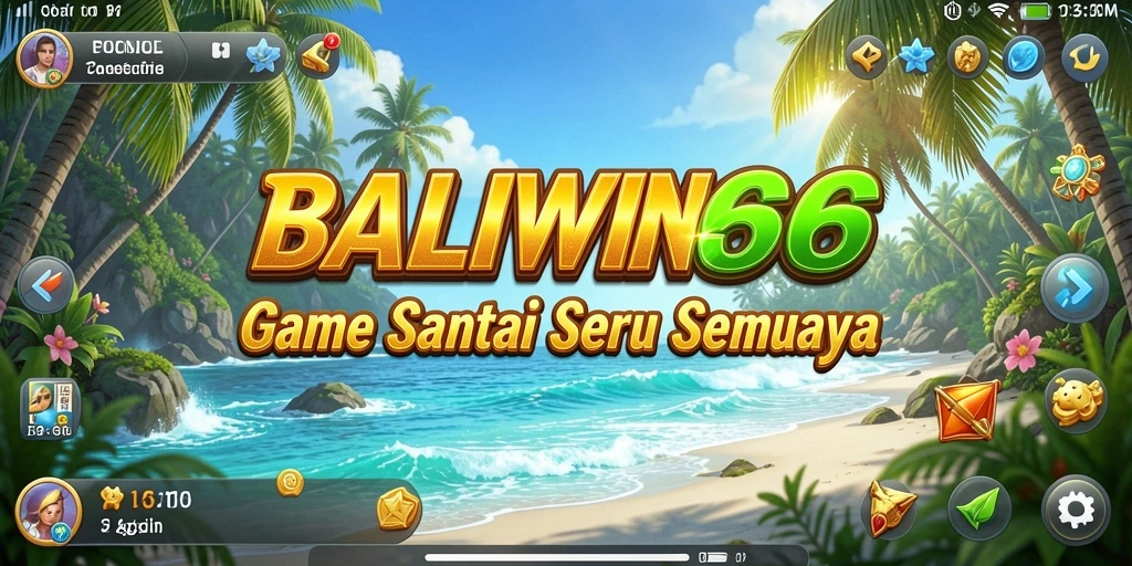 Menampilkan gameplay santai dan menyenangkan dari BALIWIN66.