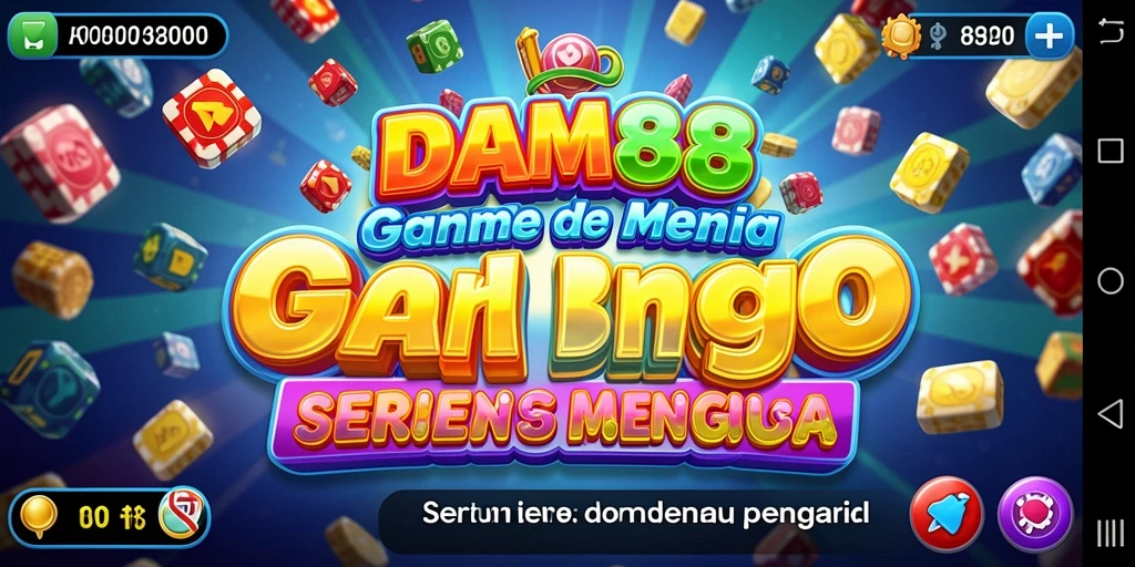 Tampilan gameplay seru dari DAM88 yang menghadirkan Bingo di ponsel Anda.