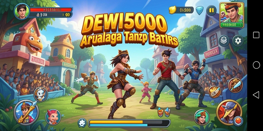 Gameplay seru DEWI5000 dengan grafis menarik.