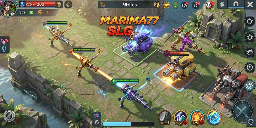 Tampilan gameplay SLG yang mendebarkan dan penuh strategi.