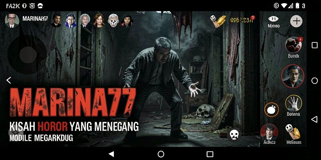 Gameplay menegangkan MARINA77 dengan suasana horor mendalam.