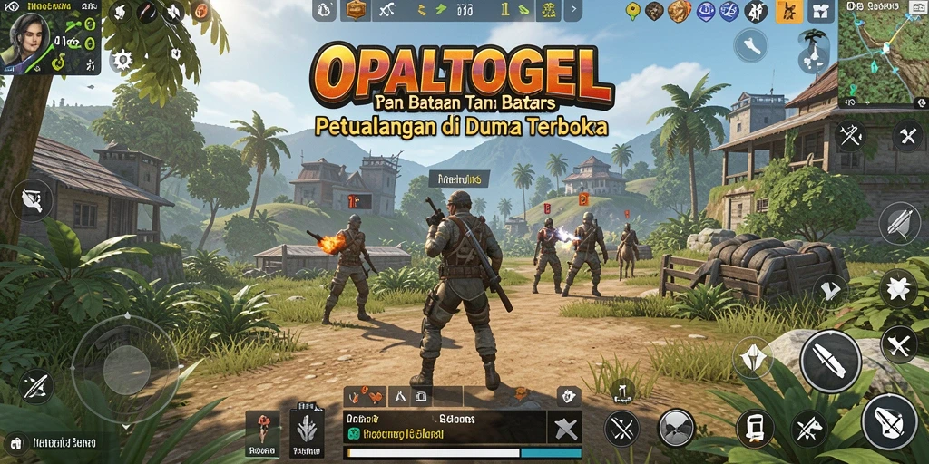 Tampilan menarik dari gameplay OPALTOGEL di dunia Open World.