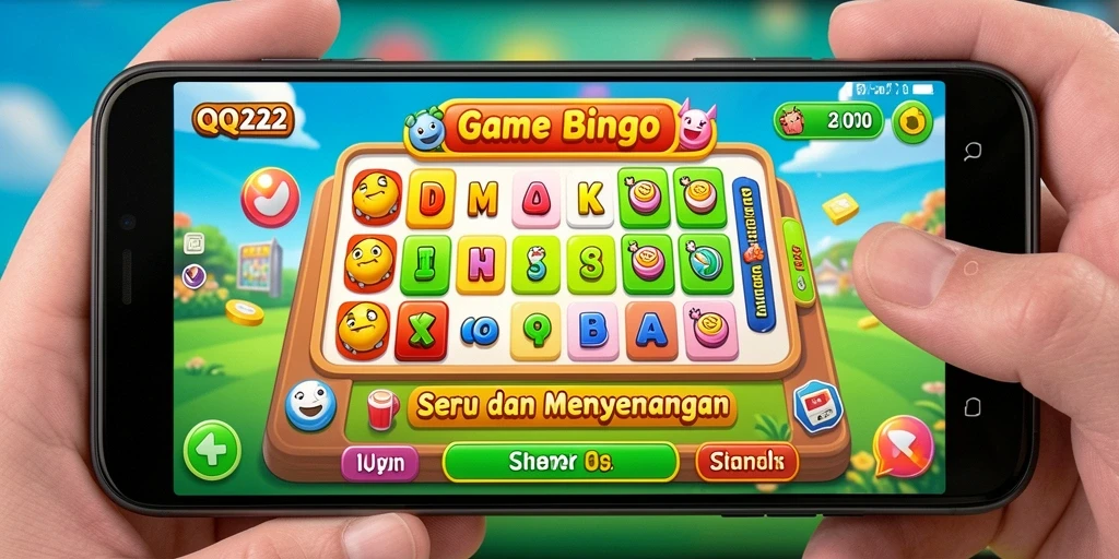 Tampilan menarik dari gameplay Bingo di QQ222.