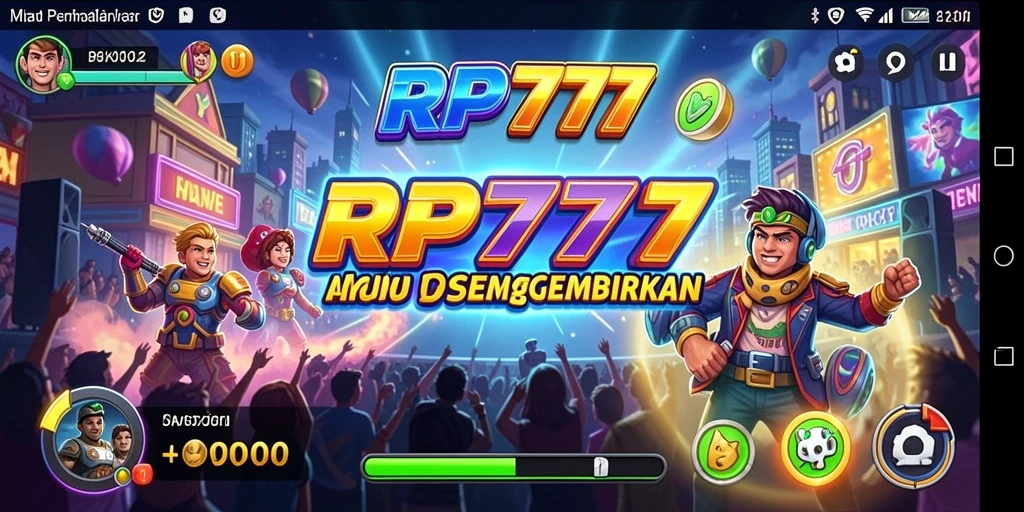 Tampilan menarik dari gameplay RP777 yang penuh aksi.