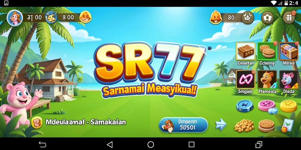Tampilan gameplay seru dan menyenangkan dari SR777.