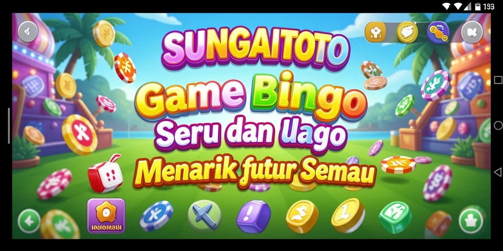 Tampilan gameplay menarik SUNGAITOTO dengan suasana Bingo yang menggembirakan.