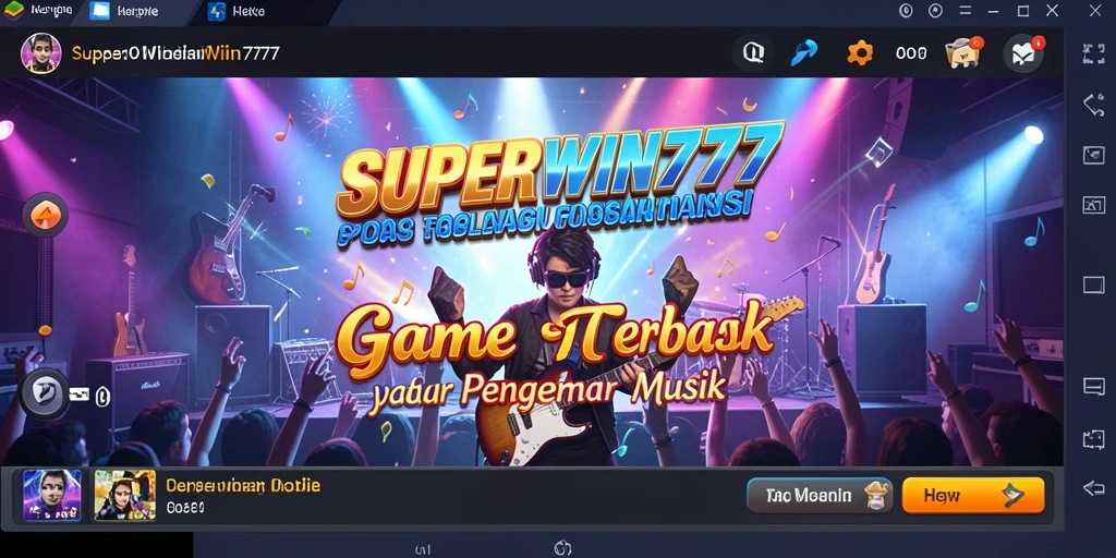 Tampilan gameplay SUPERWIN777 yang penuh warna dan interaktif.