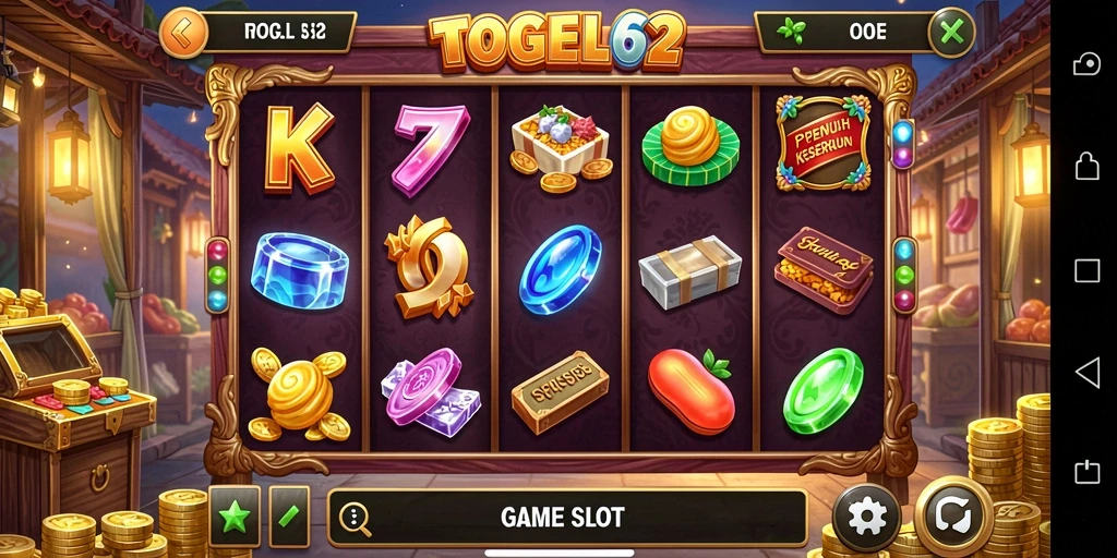 Tampilan gameplay yang seru dan interaktif di TOGEL62.