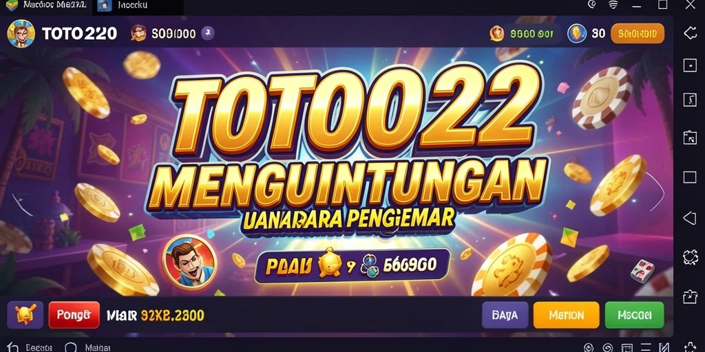 Tampilan menarik dari gameplay Slot TOTO22 yang mengasyikkan.
